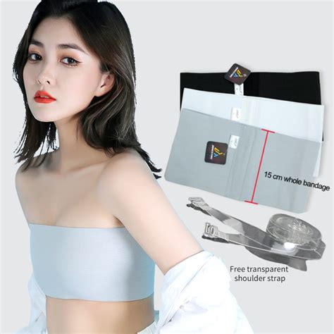 Whole Bandage Chest Breast Binder S Xl Elastic Bandage Strapless