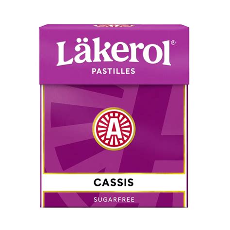 Lakerol Sugarfree Pastilles Black Currant Cassis Shop Candy At H E B