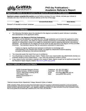 Referee S Report Fill Online Printable Fillable Blank PdfFiller