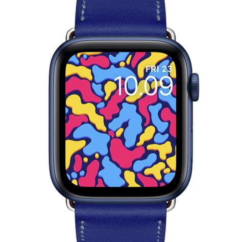 Abstract Cyan Yellow Magenta • Buddywatch • Download Apple Watch Face