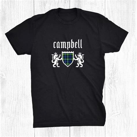 Clan Campbell Tartan Scottish Plaid Campbell Family Shirt - TeeUni