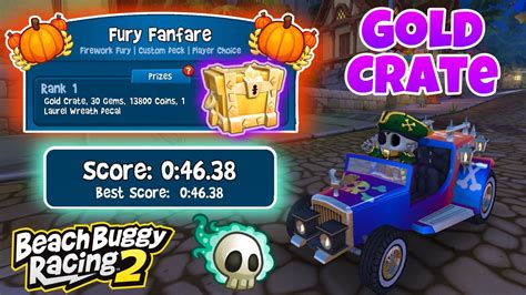 Fury FanFare Gold Crate Prize Spookster Beach Buggy Racing 2