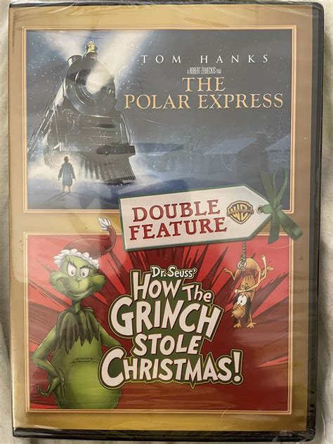 THE POLAR EXPRESS HOW THE GRINCH STOLE CHRISTMAS DOUBLE FEATURE DVD