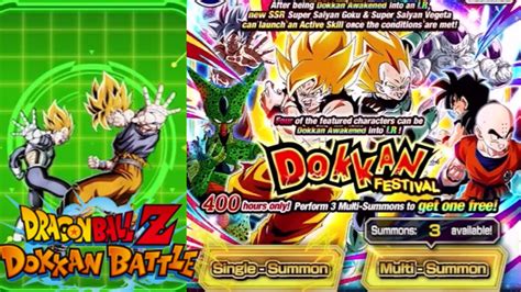 DBZ Dokkan Battle LR AGL Dokkan Festival SSJ Goku And SSJ Vegeta