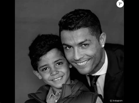 Cristiano Ronaldo Et Son Fils Cristiano Jr Cristianinho Photo