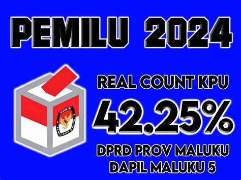 Real Count Kpu Terkini Dprd Maluku Ini Parpol Teratas Caleg