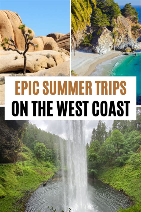 20 Top West Coast Summer Vacation Spots And Getaway Destinations