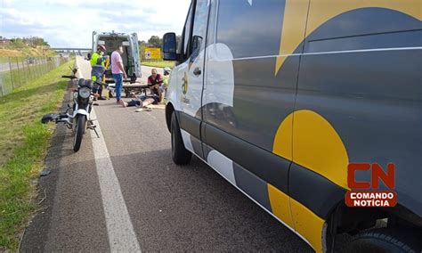 Casal Fica Ferido Ap S Cair De Moto Na Rodovia Santos Dumont Sp