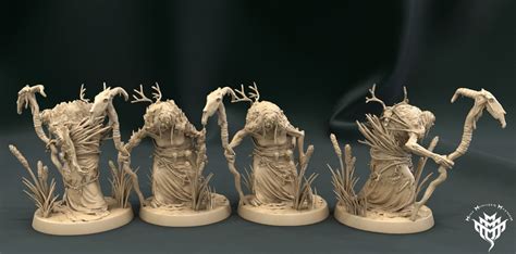 Swamp Hag Wood Witch Mm D Resin Printed D D Miniature Etsy