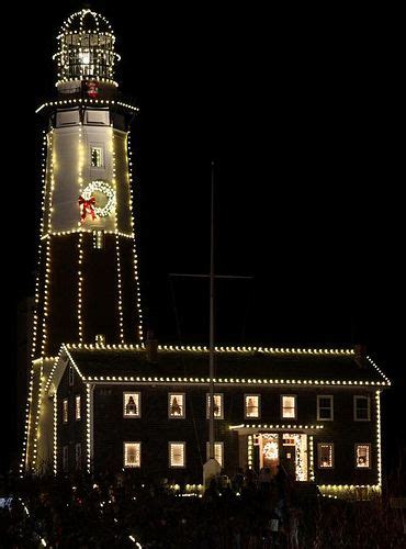 Montauk Point Lighthouse at Christmas | Montauk lighthouse, Beautiful ...