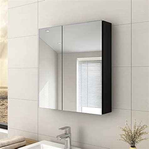 EMKE Bathroom Vanity Mirror Cabinet With Storage Single Door Wall