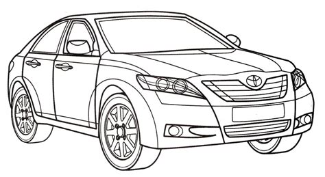 Toyota Coloring Pages Printable