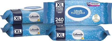 Amazon Cottonelle Xl Flushable Wet Wipes Adult Wipes Large