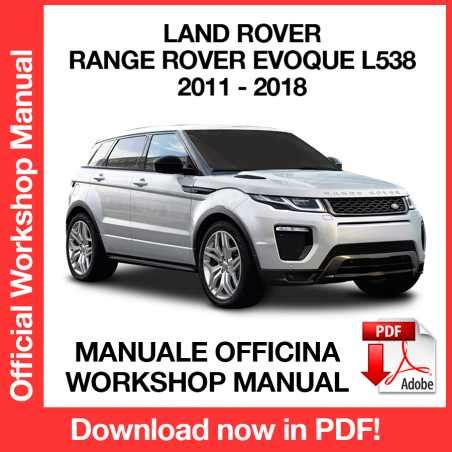 Workshop Manual Land Rover Range Rover Evoque L En