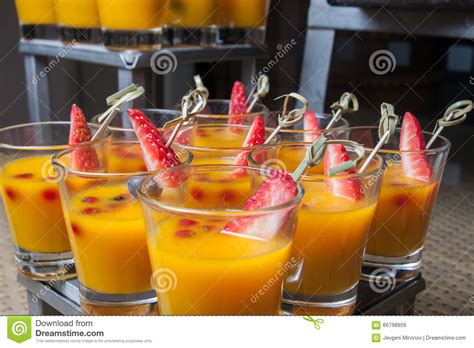 Desert Smoothie With Strawberry Stock Image Image Of Dessert Sweet