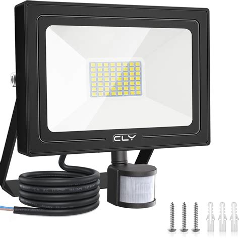 CLY Projecteur LED Avec Detecteur De Mouvement 60W Spot LED Avec