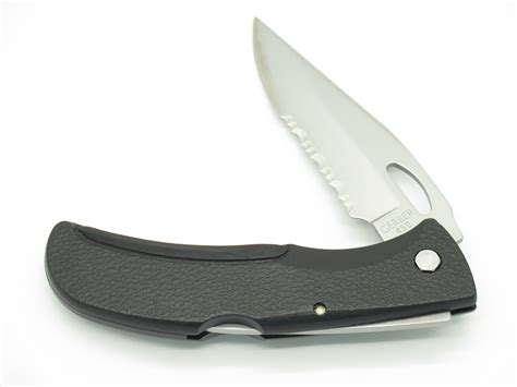 Vtg Gerber Portland OR USA 450 E-Z Out Med Folding Hunter Lockback ...