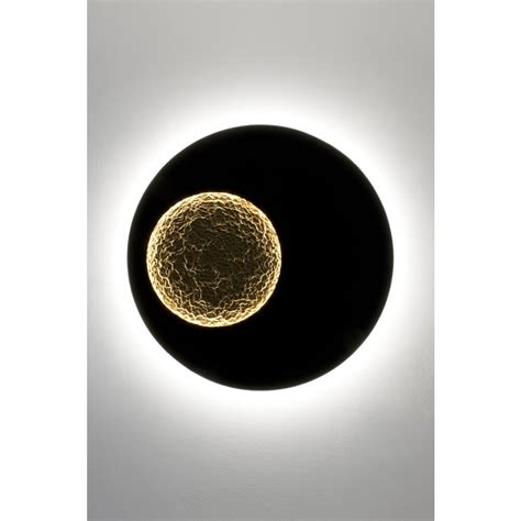 Holl Nder Luna Wandleuchte Led Braun Gold Schwarz K Lampe De