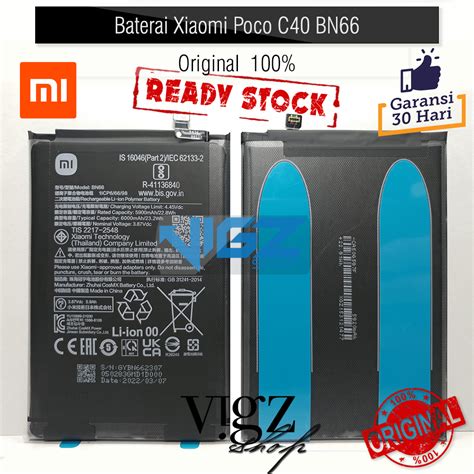 Jual Baterai Xiaomi Poco C Bn Original Shopee Indonesia