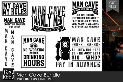 Man Cave Svg And Cut Files For Crafters Cut Files Design