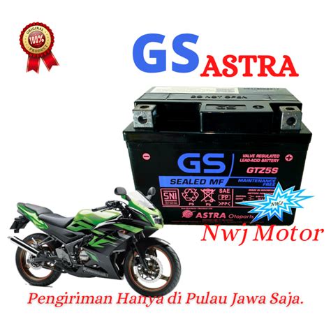 Aki Motor Kawasaki Ninja Rr Gtz S Gtz V Gs Astra Aki Kering