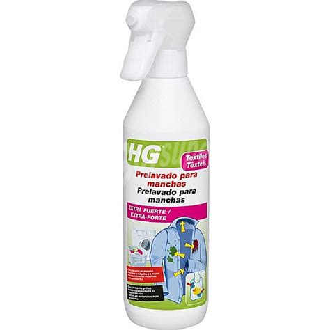 Hg Detergente Prelavado Para Manchas Extra Fuerte Spray Ml