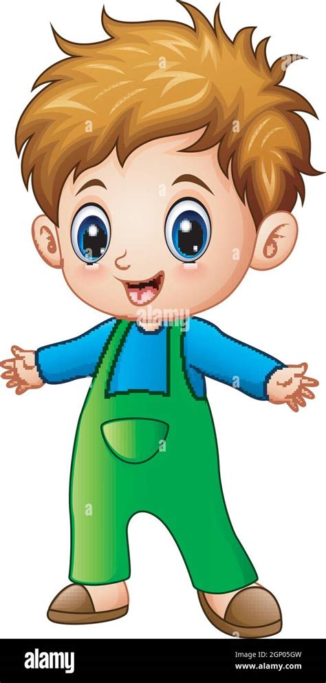 Cute little boy cartoon Stock Vector Image & Art - Alamy