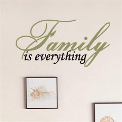 Family Is Everything Wall Decal | DecalMyWall.com