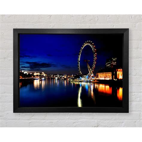 Ebern Designs London Eye Einzelner Bilderrahmen Kunstdrucke Wayfair De