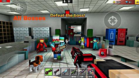 Defeat All Bosses Pixel Gun 3d New Version Youtube