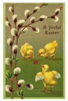 Solve Antique Postcard Greeting Wishing YOU A Joyful Easter Jigsaw