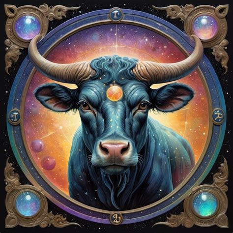 Zodiac Sign Taurus Astrology Horoscope Colorful