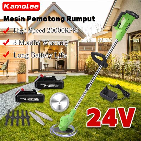 Jual Kamolee 24V Mesin Pemotong Rumput Tinggi Mesin Potong Rumput