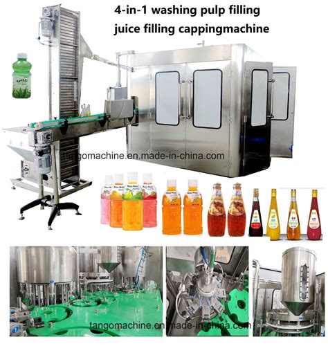 Small Scale Bottle Complete Orange Mango Pulp Juice Bottling Packaging