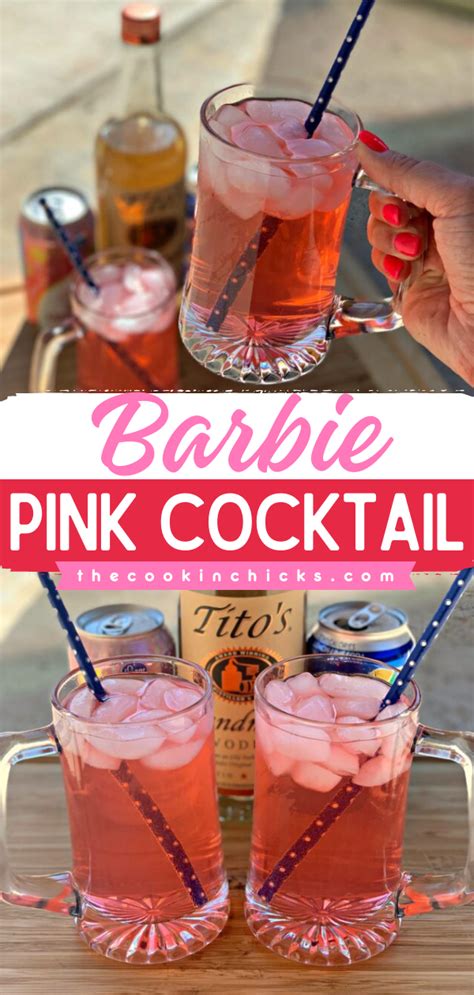 BARBIE PINK COCKTAIL Yummy Alcoholic Drinks Pink Drinks Cocktails