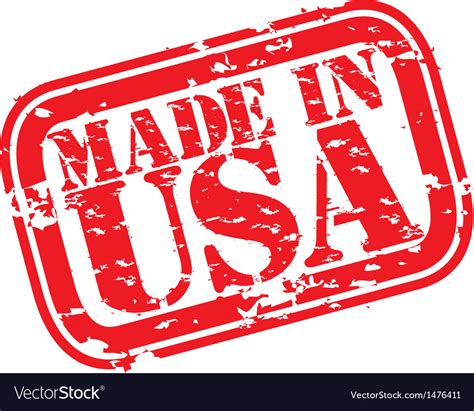 Made In The Usa Stamp Royalty Free Vector Image