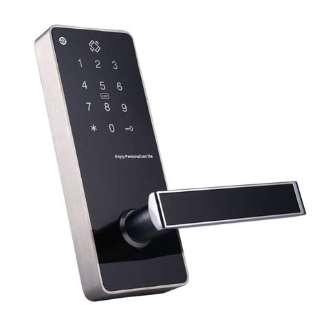 Smart Rfid Mifare Door Lock With Pin Code And Mechanical Keys