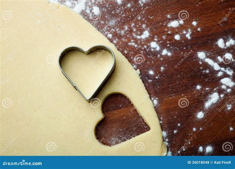 Baking Heart Cookies Stock Photo Image Of Cook Baking 26018048