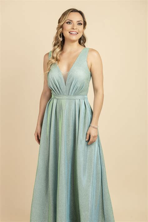 Kenana Maxi Dress Brillo Cuello V