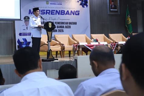 Pj Wali Kota Banda Aceh Buka Musrenbang Penyusunan RKPD 2025 Pos Aceh