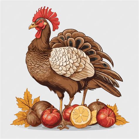 Premium Vector | Turkey cartoon illustration vector