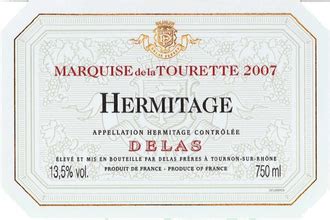 2020 Delas Freres Hermitage Blanc Domaine Des Tourettes Hill Side