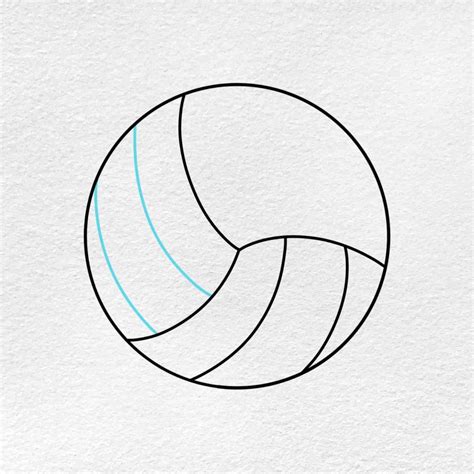 How To Draw A Volleyball Helloartsy