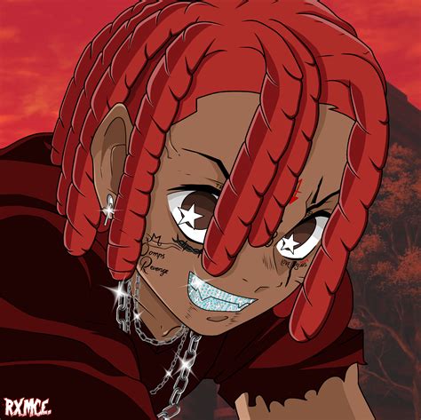 Trippie Redd Drawing Outline