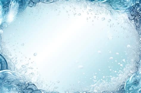 Premium AI Image | Blue water splash flowing art for background wallpaper decoration