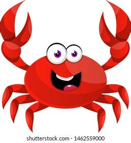 Funny Cartoon Crabs Stock Vector Royalty Free Shutterstock