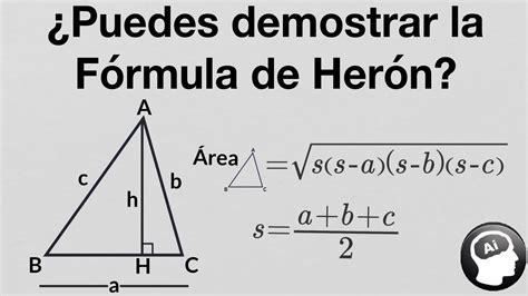 Formula Heron Para Calcular Area Triangulo Design Talk