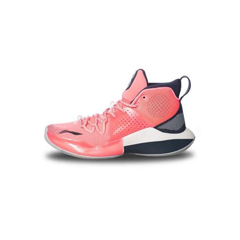 Li Ning Sonic Viii Cj Mccollum Official New Mens High Sports Shoes Pinkblackwhite