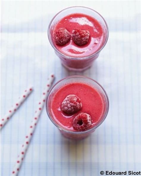 Smoothie Framboise Banane Pour Personnes Recettes Elle Table