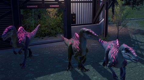 Bioluminoscent Spinoraptor Minutes Jurassic World Evolution